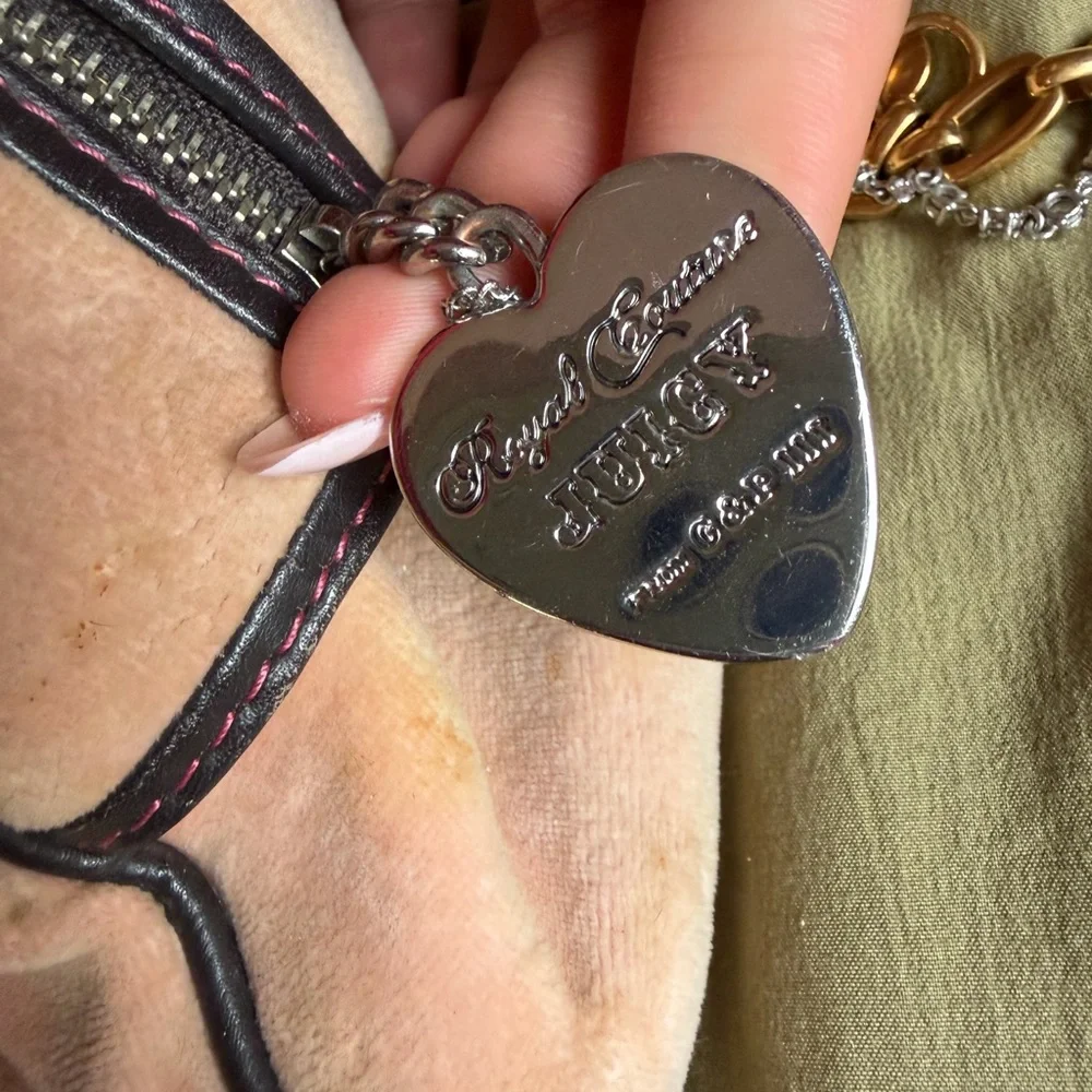 Juicy Couture Pink and Black Satchel - Picture 8 of 9